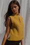 RIO vest / organic cotton / golden honey
