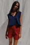 LUIZA top / organic cotton / midnight