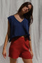 LUIZA top / organic cotton / midnight