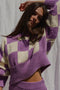 LINO no waste jumper / organic cotton / summer lilac & milk