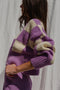 LINO no waste jumper / organic cotton / summer lilac & milk