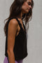 SOLITO TRENZA / organic cotton / black