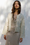 REINA cardigan / alpaca & highland wool / milk