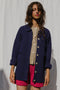 OTTILIA ribbed vest cardigan / highland wool / wild oat