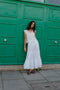 FLAMENCA skirt / organic indian cotton / crema de coco chequered