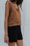 SURYA top / indian linen / cinnamon