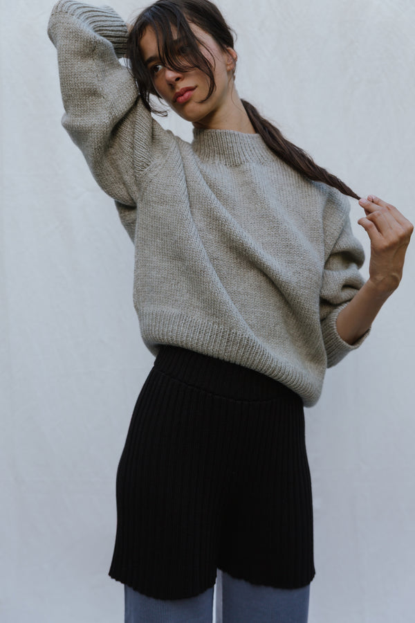 PARSLEY jumper / highland wool / rock salt