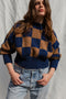 LINO no waste jumper / organic cotton / midnight & carob