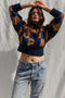 LINO no waste jumper / organic cotton / midnight & carob