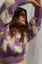 LINO no waste jumper / organic cotton / summer lilac & milk