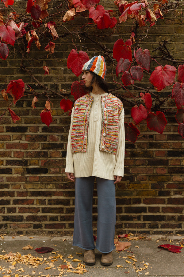 ARCO IRIS hat / mixed yarns