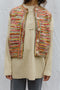 CONFETTI no waste vest cardigan / milk