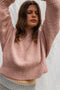 LAGO mini jumper / organic cotton boucle / rosado