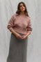 LAGO mini jumper / organic cotton boucle / rosado