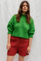 LAGO mini jumper / organic cotton boucle / apple