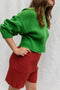LAGO mini jumper / organic cotton boucle / apple