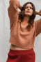 LAGO mini jumper / organic cotton boucle / peach clay