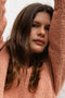 LAGO mini jumper / organic cotton boucle / peach clay