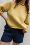PABLO mini jumper / organic cotton / milk & golden honey stripe