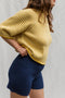 PABLO mini jumper / organic cotton / milk & golden honey stripe