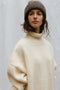 NORA turtleneck / alpaca & pima cotton / milk