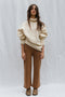 NORA turtleneck / alpaca & pima cotton / milk