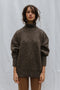 NORA turtleneck / alpaca & pima cotton / kukicha