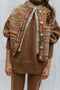 CONFETTI no waste vest cardigan / carob