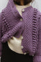 MINI EWA chunky cardigan / highland wool / jacaranda