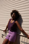 CANDELA lace vest / organic cotton / mangosteen