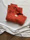 LINA jumper / organic cotton / coral / sample / 2 sizes available