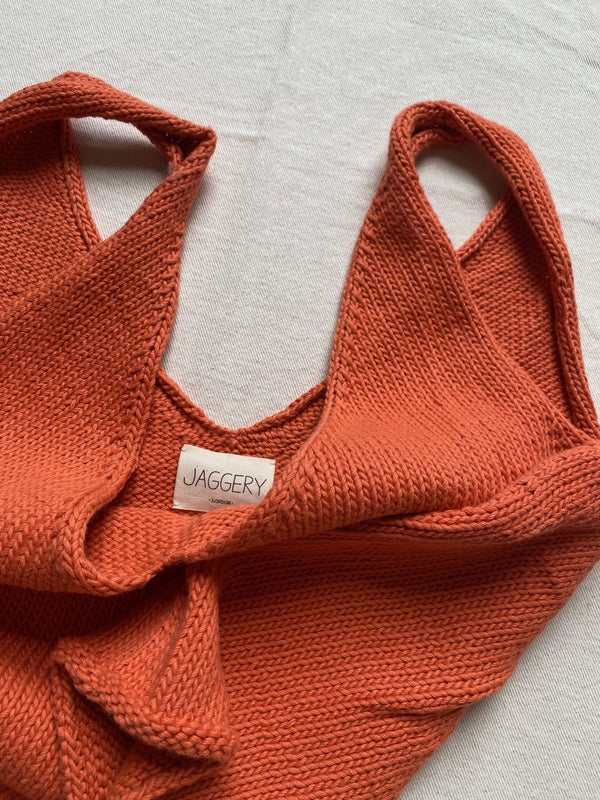 SOLITO vest / organic cotton / coral / sample / 2 sizes available