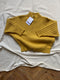 RIO ribbed jumper / organic cotton / golden honey / sample / 2 sizes available