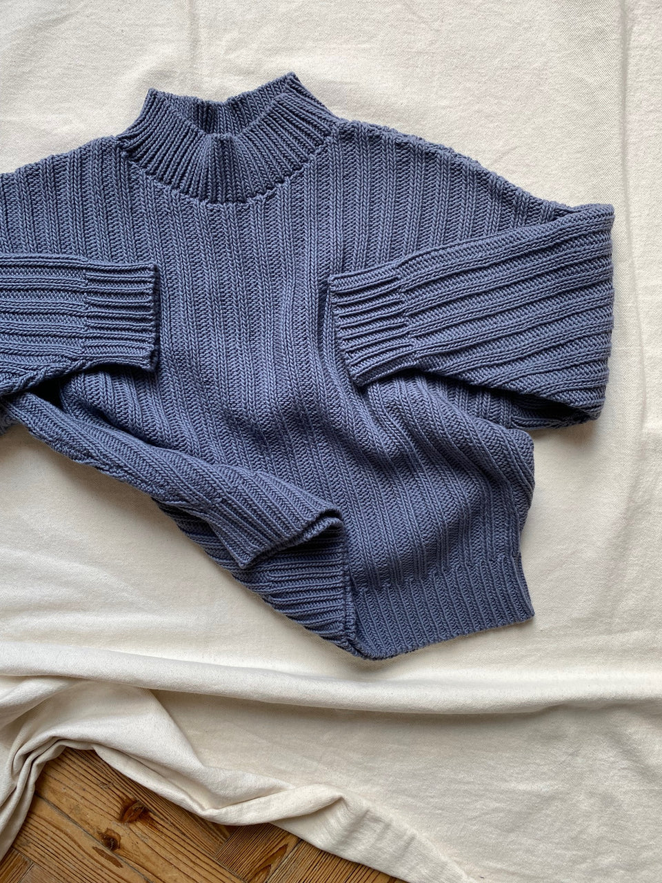 RIO ribbed jumper / organic cotton / berry lassi / sample / 2 sizes available