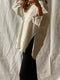 SANTIAGO big shirt / organic indian cotton / white sand & sea stripes