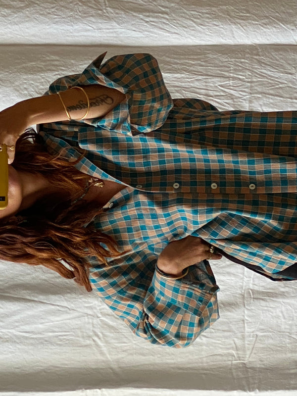 SANTIAGO big shirt / organic indian cotton / summer dance