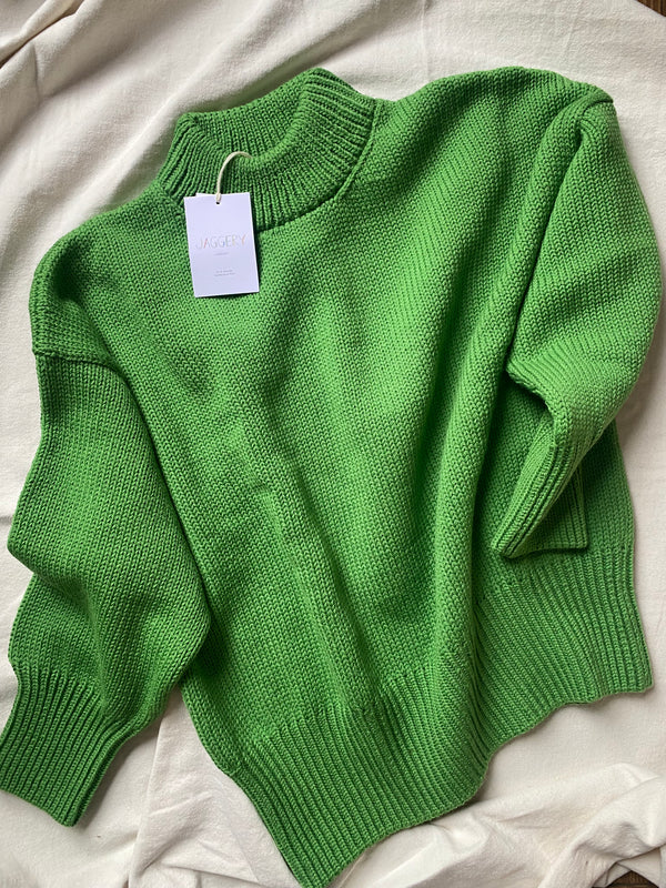 Mar jumper / highland wool / lemongrass / sample