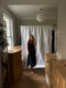 LELLA dress / indian linen / black