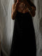 LELLA dress / indian linen / black