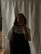 LELLA dress / indian linen / black