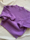 RIO rib jumper / organic cotton / summer lilac / sample / 10-14uk