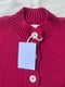 CARMEN cardigan / organic cotton / frambuesa / samples