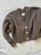 MINI ROSALIA cardigan / highland wool / walnut / samples