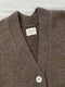MINI ROSALIA cardigan / highland wool / walnut / samples