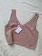 SOLITO vest / organic cotton boucle / rosado / samples