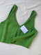 SOLITO vest / organic cotton / cilantro / samples