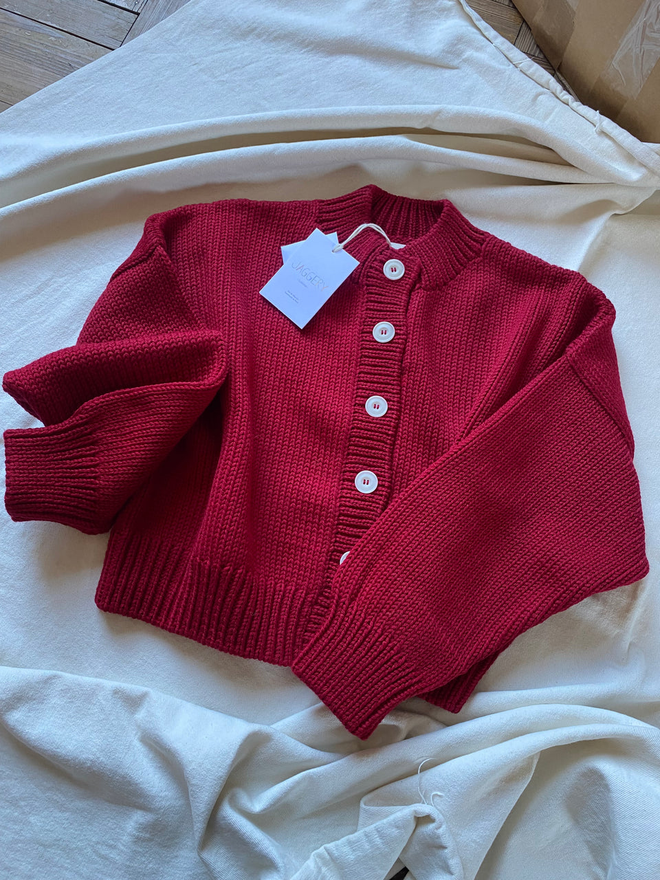 CARMEN cardigan / merino wool / cereza / samples