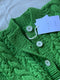MILAGRO cardigan / highland wool / lemongrass / samples