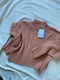 LAGO mini jumper / organic cotton boucle / peach clay / samples