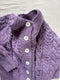 MILAGRO cardigan / highland wool / jacaranda